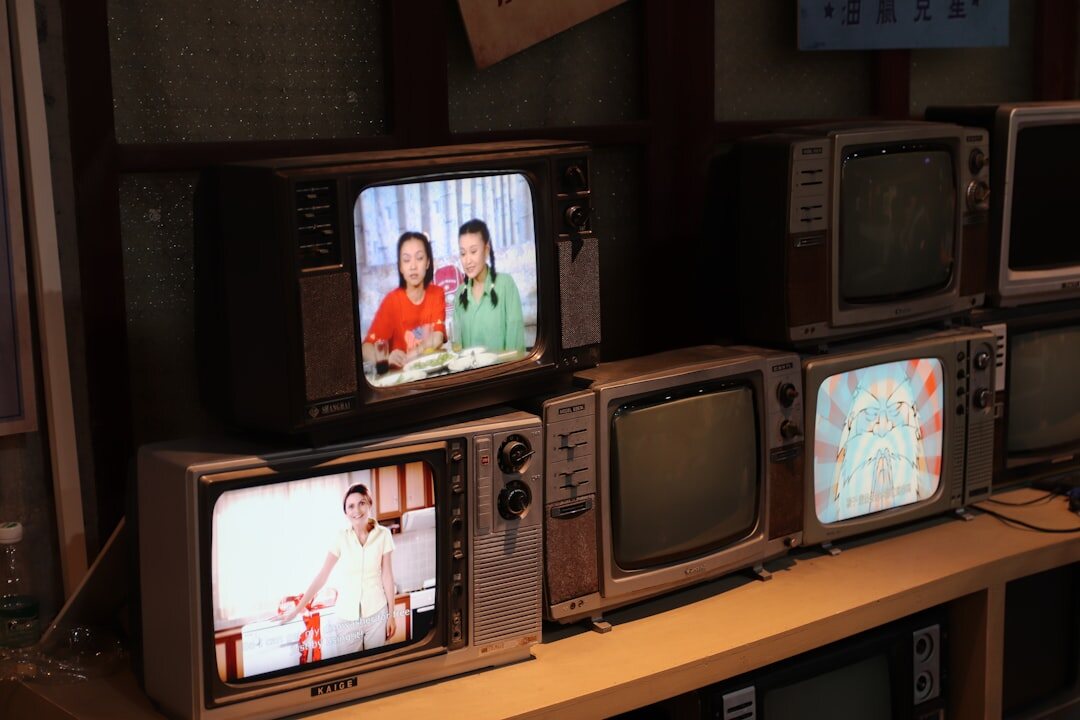 vintage television studio